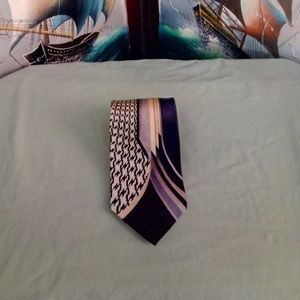 REGIS TIE 100% SILK 59 inch long multi color dress